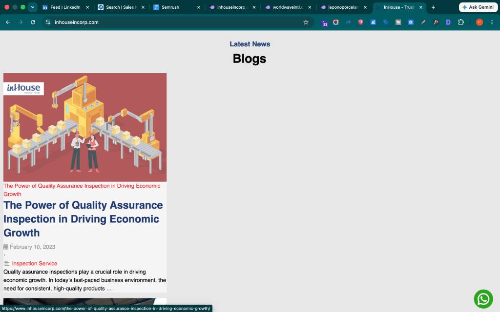 Broken Blog Screenshot