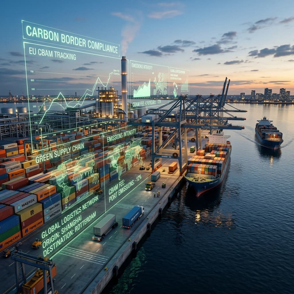 Carbon border compliance and international customs trade